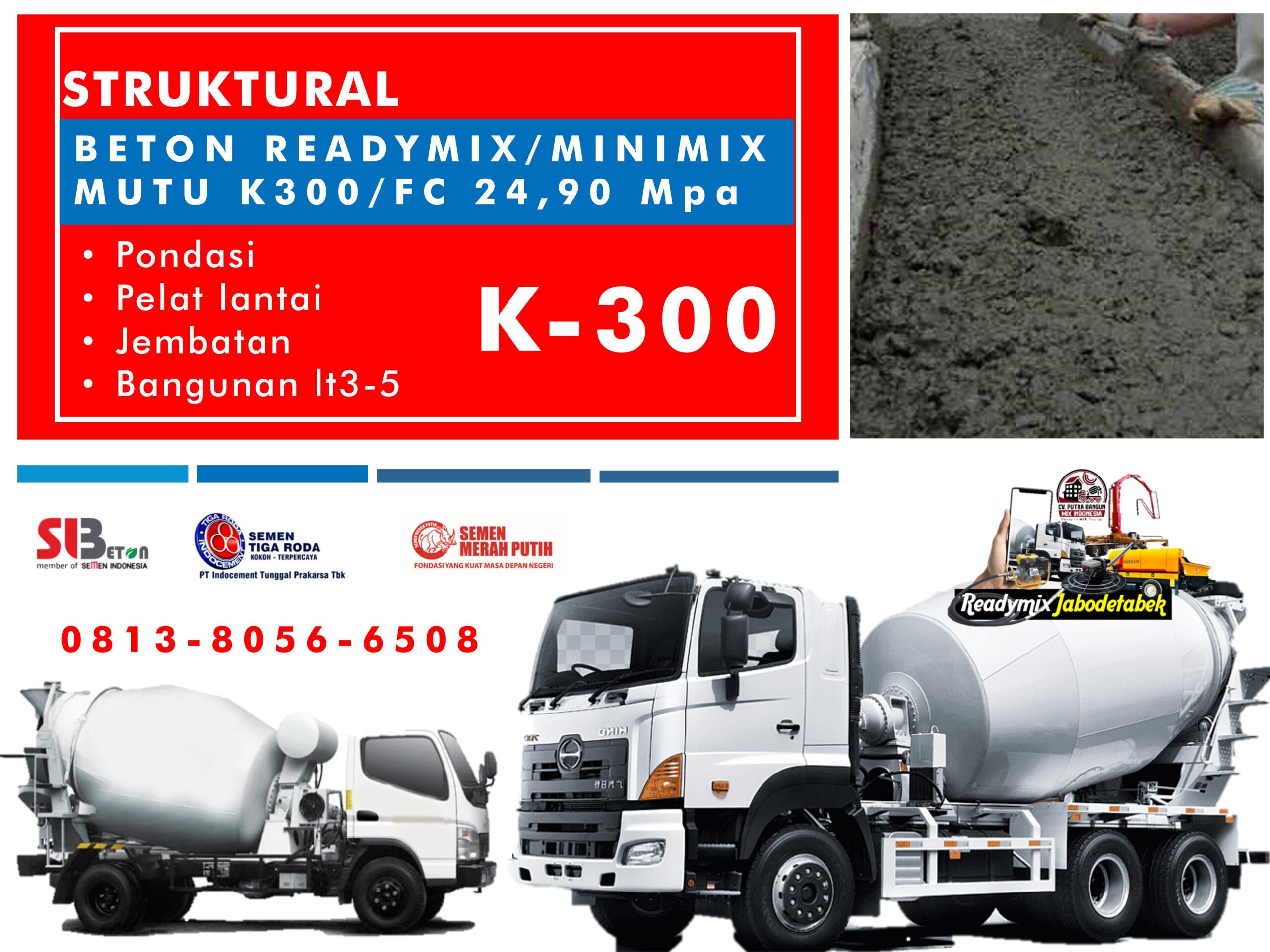 Harga Beton k300