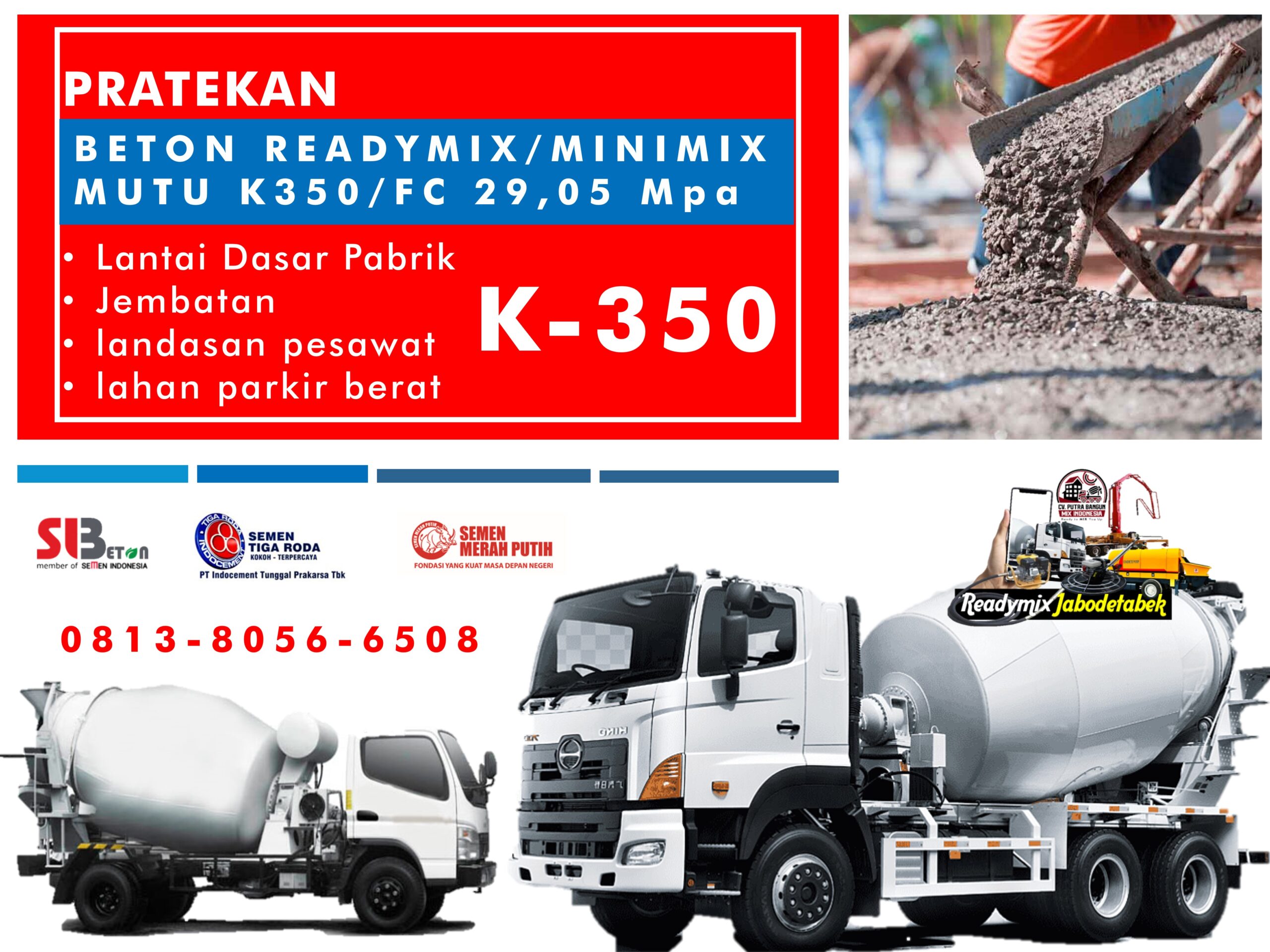 Harga Beton k350